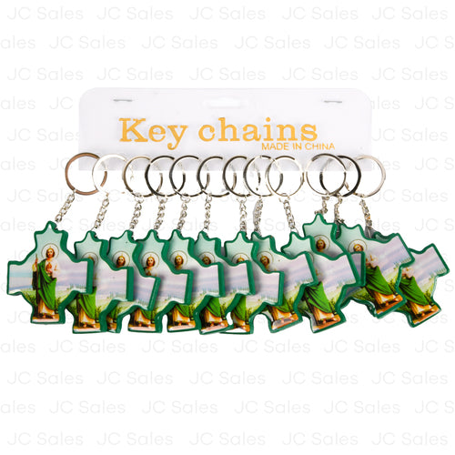 key chain san judas st. jude -- 12 per box