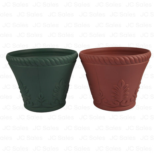 nuvalu plant pot matt surface d24 20cm 305g -- 24 per case