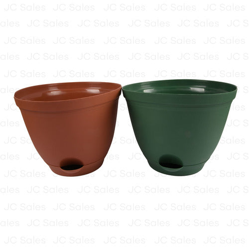 nuvalu plant pot w asst colors d29 23cm 321g -- 12 per case