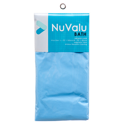 nuvalu peva shower liner - asst colors - 70x72 -- 24 per box