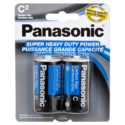 panasonic #c batteries 2 pack -- 48 per case