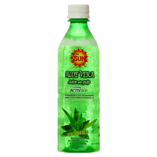 aloe vera sugar free juice - 16.9 oz  -- 20 per case