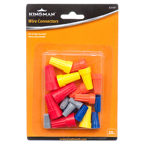 kingman wire connectors - 20pcs - bulk -- 24 per box