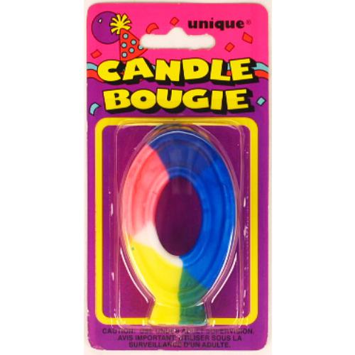 unique numeric candles - #350-0  -  -- 6 per box