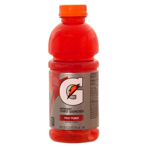 gatorade 20 oz fruit punch -- 24 per case