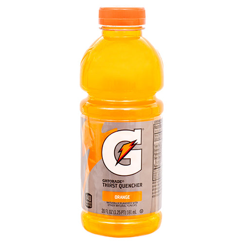 gatorade orange 20oz - -  -- 24 per case