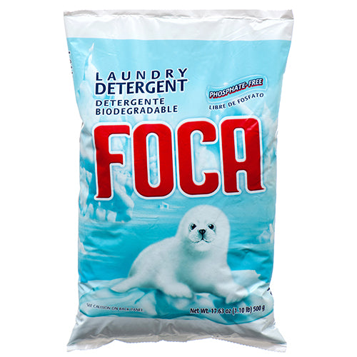 foca powder detergent - 500 gram box - bulk  -- 36 per case