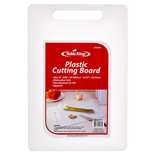 table king plastic cutting boards - 14.37 in x 9.84 in -- 12 per box