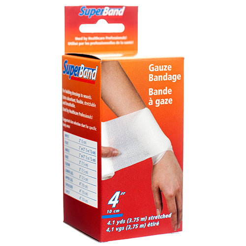 4 inch superband gauze bandage - 36/case -  -- 36 per case