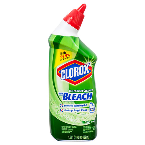 clorox toilet bowl cleaner fresh scent 24 oz -- 12 per case