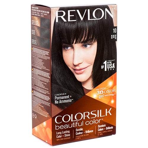 colorsilk 10 hair color - black -- 12 per case