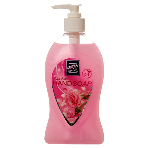 lucky liquid soap rose petals 13.5oz -  -- 12 per case