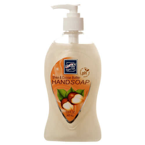 lucky liquid soap 13.5oz - shea & cocoa butter -- 12 per case