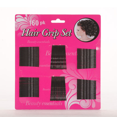 nuvalu bobby pins - 160ct - assorted sizes -- 24 per box