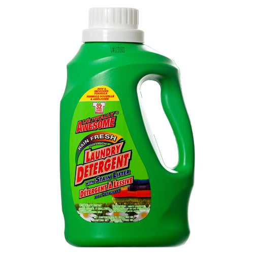 awesome liquid detergent - 64 oz - rain fresh -- 8 per case