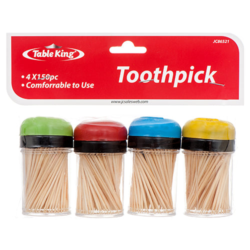 table king toothpicks - 4ct - 150pcs each  -- 24 per box