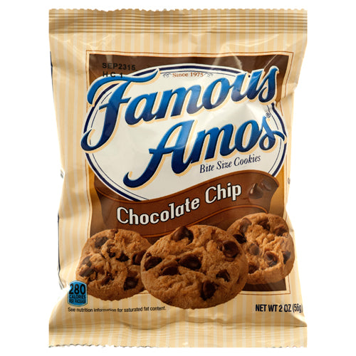 famous amos chocolate chip cookies - 42 pack -- 42 per case