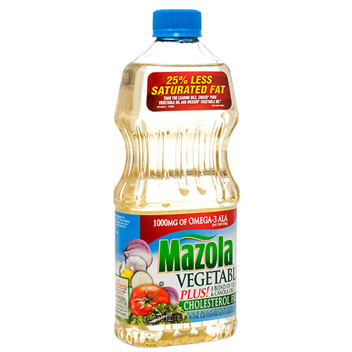 mazola vegetable plus oil 40 oz -  -- 12 per case