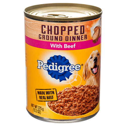 pedigree chopped beef - 13.2 oz - bulk case of 12 -- 12 per case