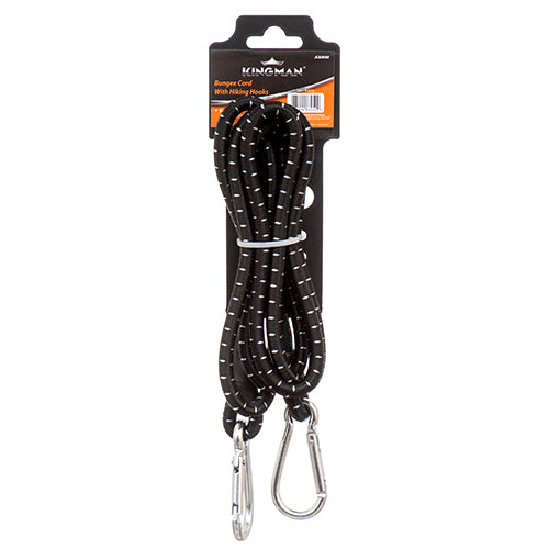 kingman bungee cord with hiking hooks 9mm x 180cm -- 24 per box