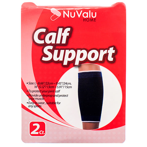 nuvalu elastic support calf - 2 pack -- 24 per box