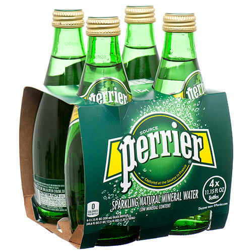 perrier water 11 oz natural sparkling water -- 24 per case