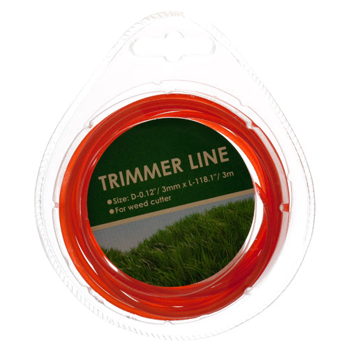 home and garden trimmer line - weed cutter - 3.0mm x 3m - 96 pack -- 12 per box