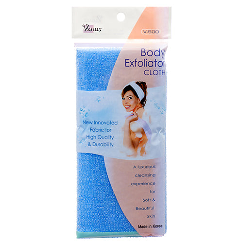 venus shower exfoliating skin towel - 2 assorted colors -- 48 per case