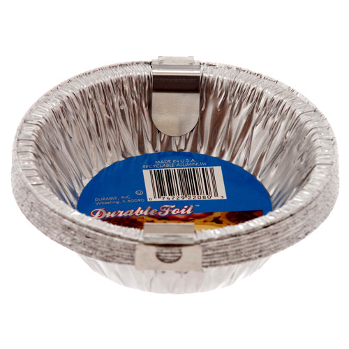 8 pack durable aluminum mini tart pans - #d22080 -- 12 per case