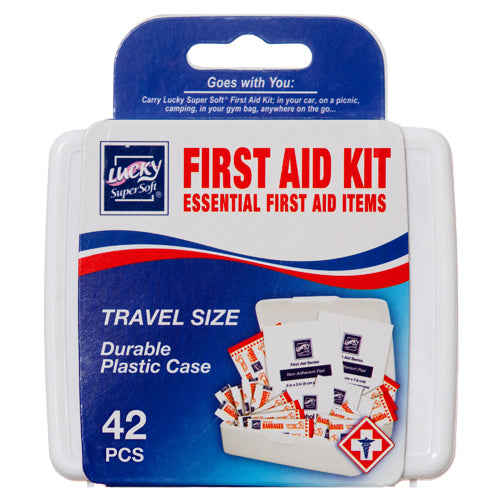 lucky first aid kit - 42 piece -- 24 per case