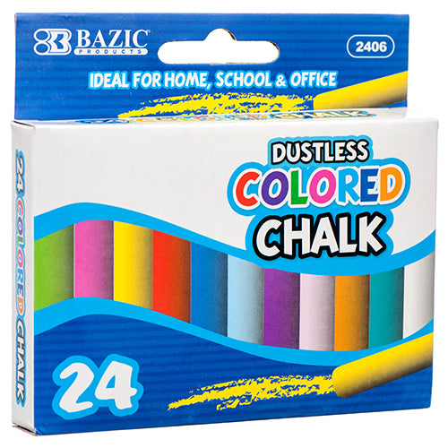 bazic chalk assortment - 24 piece set -  -- 24 per case