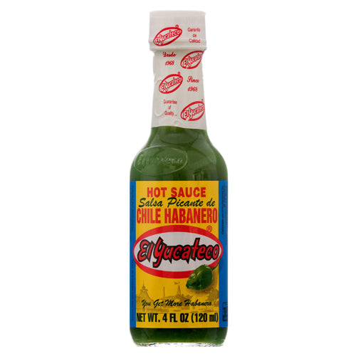 el yucateco green habanero sauce 4 oz -- 12 per case