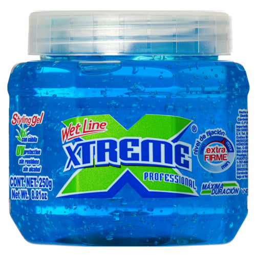 xtreme hair gel - small blue - 8.8z -- 24 per case