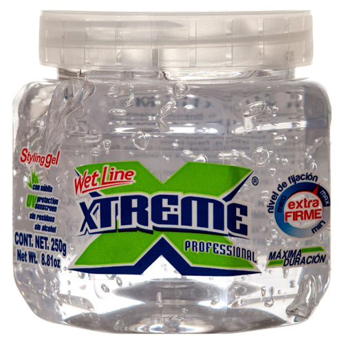 xtreme hair gel - small clear - 8.8 oz -- 24 per case