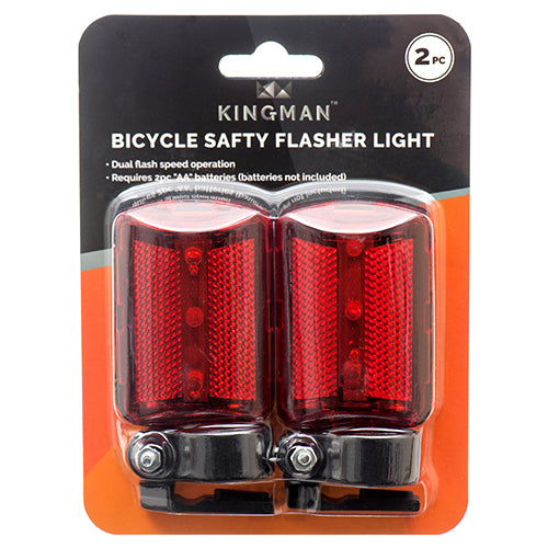 kingman bike safety flashlight set - mini  -- 24 per box