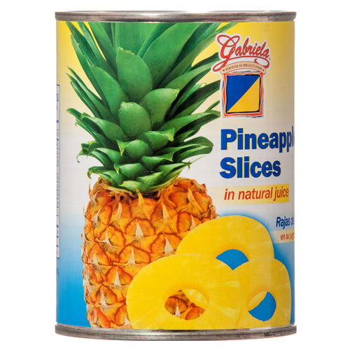 gabriela pineapple slices - 20 oz -- 24 per case