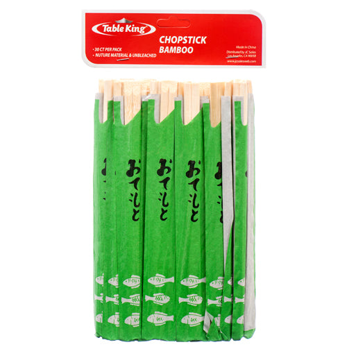 bamboo chopsticks - 30ct  -- 48 per case