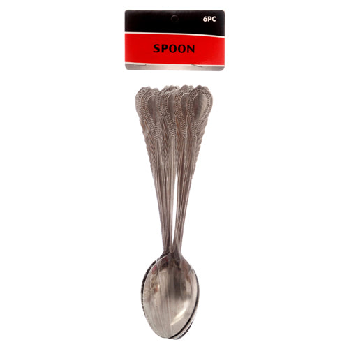 table king stainless steel spoons 7.5 - design #011241 -- 24 per box