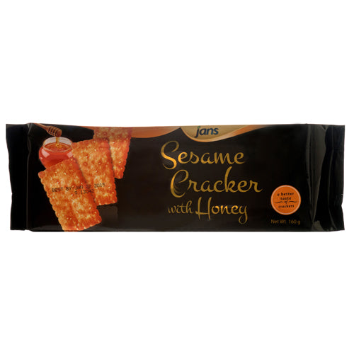 jan sesame crackers - 160gr -- 24 per case