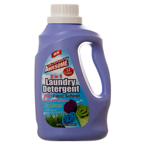 awesome liquid detergent 64 oz - 2in1 fresh scent -- 8 per case