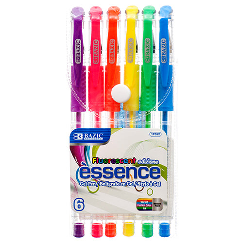 bazic fruit scented gel ink pens - 6pc  -- 24 per box