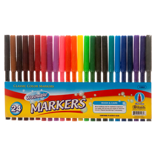 washable markers - 24ct -- 24 per box