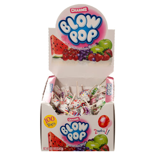 charms blow pops assortment - 100 ct -  -- 100 per box