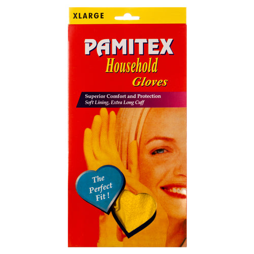 deluxe latex gloves x-large box -- 24 per box