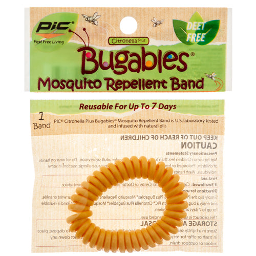 pic mosquito repellent bands - 5 assorted colors -- 24 per case