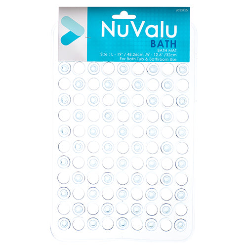 nuvalu bath mats - soft nylon/polyester -- 24 per case