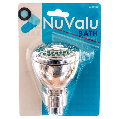 nuvalu shower head w/ double blister  -- 24 per box