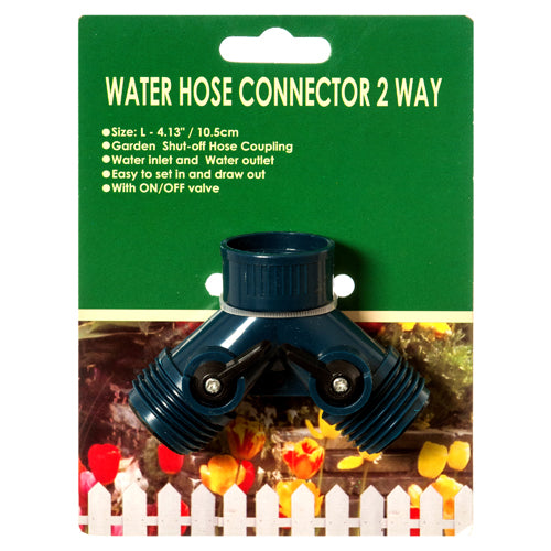 2 way water hose connectors -- 24 per box