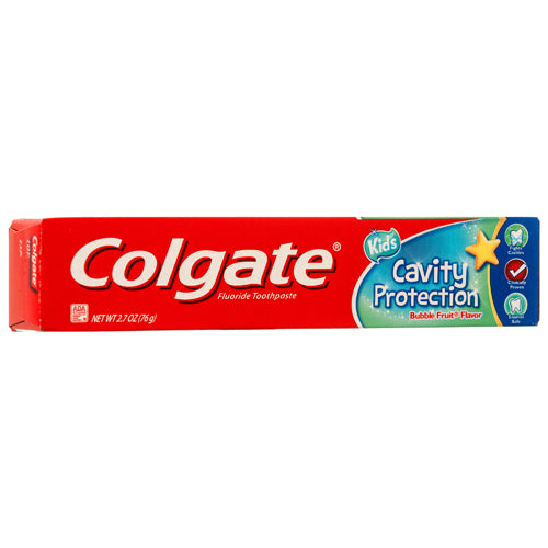 colgate kids bubble fruit toothpaste -- 24 per case