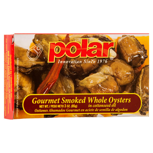 polar smoked oysters with carrot & onion -- 24 per case